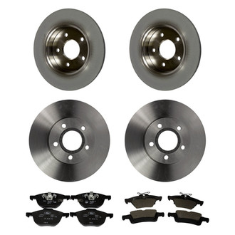 Motorcraft® - Standard Premium™ Plain Brake Kit with Ceramic Pads