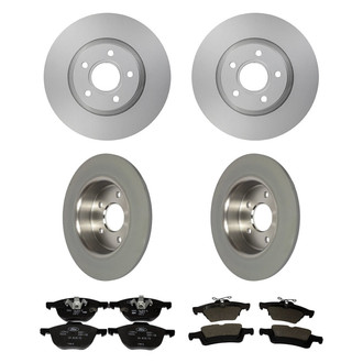 Motorcraft® - Standard Premium™ Plain Front and Rear Brake Kit with Ceramic Pads