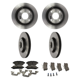 Motorcraft® - Standard Premium™ Plain Brake Kit with Ceramic Pads