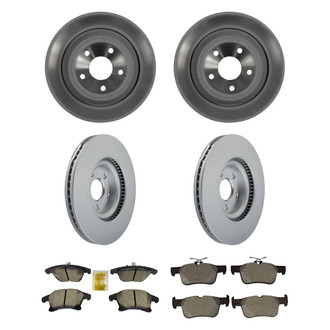 Motorcraft® - Standard Premium™ Plain Front and Rear Brake Kit with Ceramic Pads