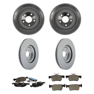 Motorcraft® - Standard Premium™ Plain Front and Rear Brake Kit with Ceramic Pads