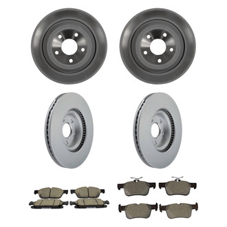 Motorcraft® - Standard Premium™ Plain Front and Rear Brake Kit with Ceramic Pads