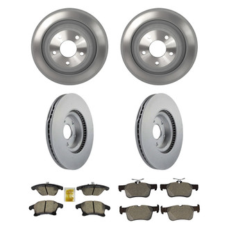 Motorcraft® - Standard Premium™ Plain Brake Kit with Ceramic Pads