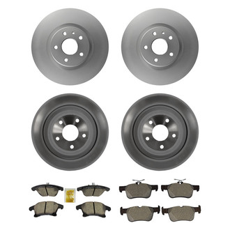 Motorcraft® - Standard Premium™ Plain Front and Rear Brake Kit with Ceramic Pads