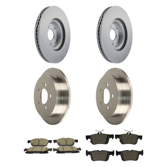 Motorcraft® - Standard Premium™ Plain Front and Rear Brake Kit with Ceramic Pads