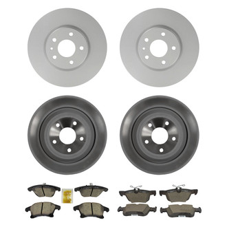 Motorcraft® - Standard Premium™ Plain Front and Rear Brake Kit with Ceramic Pads