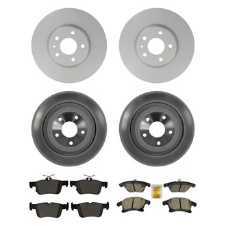 Motorcraft® - Standard Premium™ Plain Front and Rear Brake Kit with Ceramic Pads