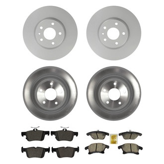 Motorcraft® - Standard Premium™ Plain Front and Rear Brake Kit with Ceramic Pads