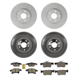 Motorcraft® - Standard Premium™ Plain Front and Rear Brake Kit with Ceramic Pads