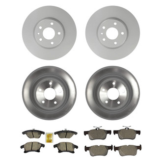 Motorcraft® - Standard Premium™ Plain Front and Rear Brake Kit with Ceramic Pads