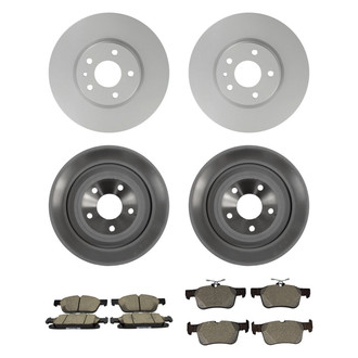 Motorcraft® - Standard Premium™ Plain Front and Rear Brake Kit with Ceramic Pads