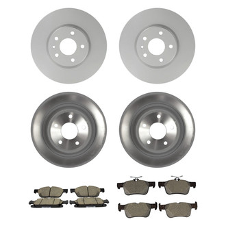 Motorcraft® - Standard Premium™ Plain Front and Rear Brake Kit with Ceramic Pads