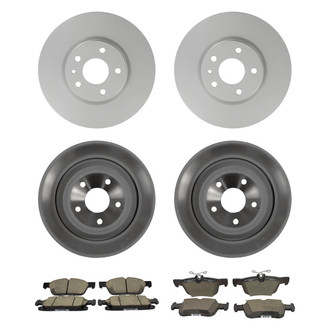 Motorcraft® - Standard Premium™ Plain Front and Rear Brake Kit with Ceramic Pads
