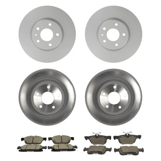 Motorcraft® - Standard Premium™ Plain Front and Rear Brake Kit with Ceramic Pads