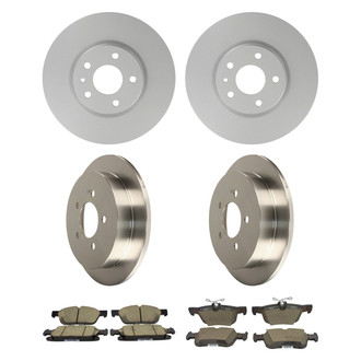 Motorcraft® - Standard Premium™ Plain Front and Rear Brake Kit with Ceramic Pads