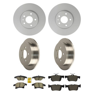 Motorcraft® - Standard Premium™ Plain Front and Rear Brake Kit with Ceramic Pads