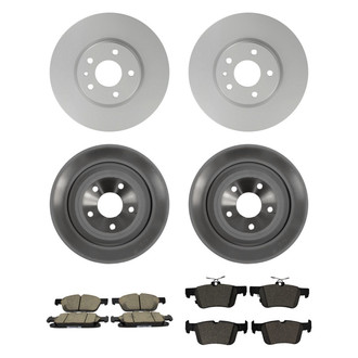 Motorcraft® - Standard Premium™ Plain Front and Rear Brake Kit with Ceramic Pads