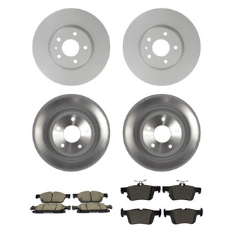Motorcraft® - Standard Premium™ Plain Front and Rear Brake Kit with Ceramic Pads