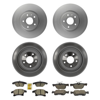 Motorcraft® - Standard Premium™ Plain Front and Rear Brake Kit with Ceramic Pads