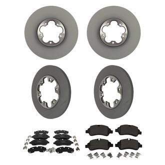 Motorcraft® - Standard Premium™ Plain Front and Rear Brake Kit with Ceramic Pads