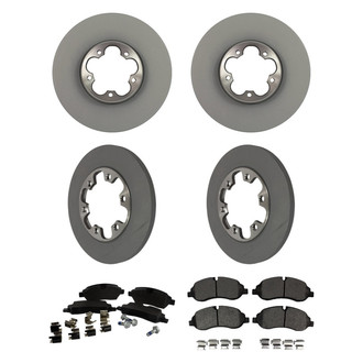 Motorcraft® - Standard Premium™ Plain Front and Rear Brake Kit with Ceramic Pads