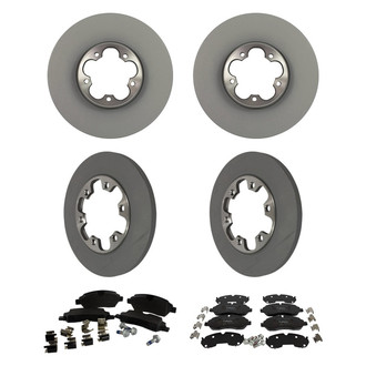 Motorcraft® - Standard Premium™ Plain Front and Rear Brake Kit with Ceramic Pads