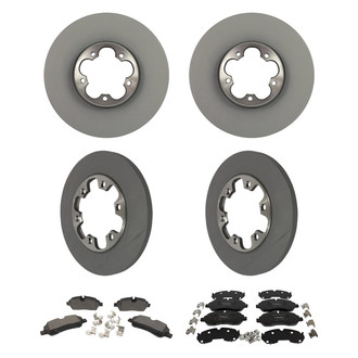 Motorcraft® - Standard Premium™ Plain Front and Rear Brake Kit with Ceramic Pads