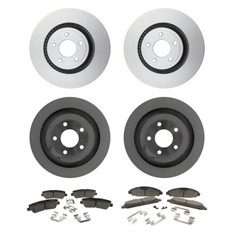Motorcraft® - Standard Premium™ Plain Front and Rear Brake Kit with Ceramic Pads