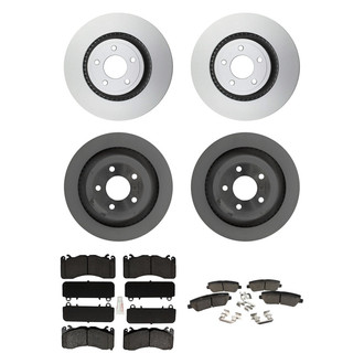 Motorcraft® - Standard Premium™ Plain Front and Rear Brake Kit with Ceramic Pads
