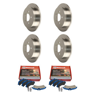 Motorcraft® - SuperDuty™ Plain Front and Rear Brake Kit with Ceramic Pads