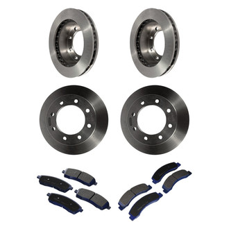 Motorcraft® - SuperDuty™ Plain Front and Rear Brake Kit with Ceramic Pads