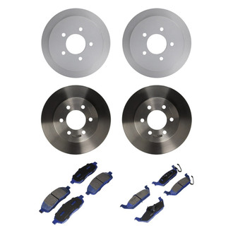 Motorcraft® - SuperDuty™ Plain Front and Rear Brake Kit with Ceramic Pads