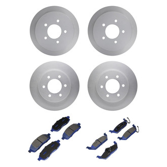 Motorcraft® - SuperDuty™ Plain Front and Rear Brake Kit with Ceramic Pads