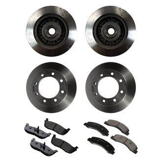 Motorcraft® - Standard Premium™ Plain Front and Rear Brake Kit with Ceramic Pads