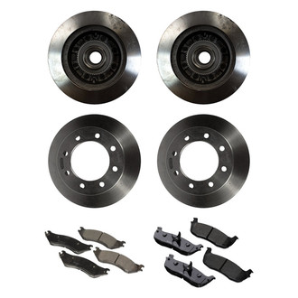 Motorcraft® - Standard Premium™ Plain Front and Rear Brake Kit with Ceramic Pads