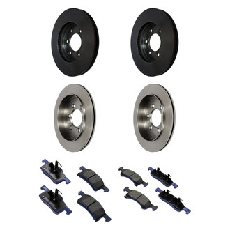 Motorcraft® - SuperDuty™ Plain Brake Kit with Ceramic Pads