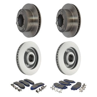 Motorcraft® - SuperDuty 1-Piece Plain Brake Kit with Ceramic Brake Pads