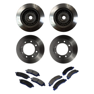 Motorcraft® - SuperDuty™ Plain Front and Rear Brake Kit with Ceramic Pads