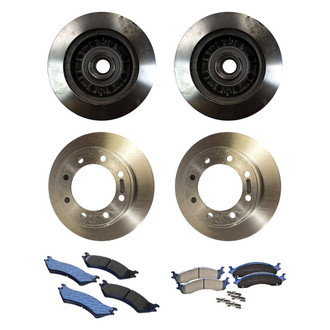 Motorcraft® - SuperDuty™ Plain Front and Rear Brake Kit with Ceramic Pads