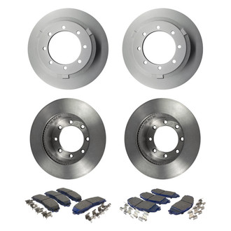 Motorcraft® - SuperDuty™ Plain Front and Rear Brake Kit with Ceramic Pads