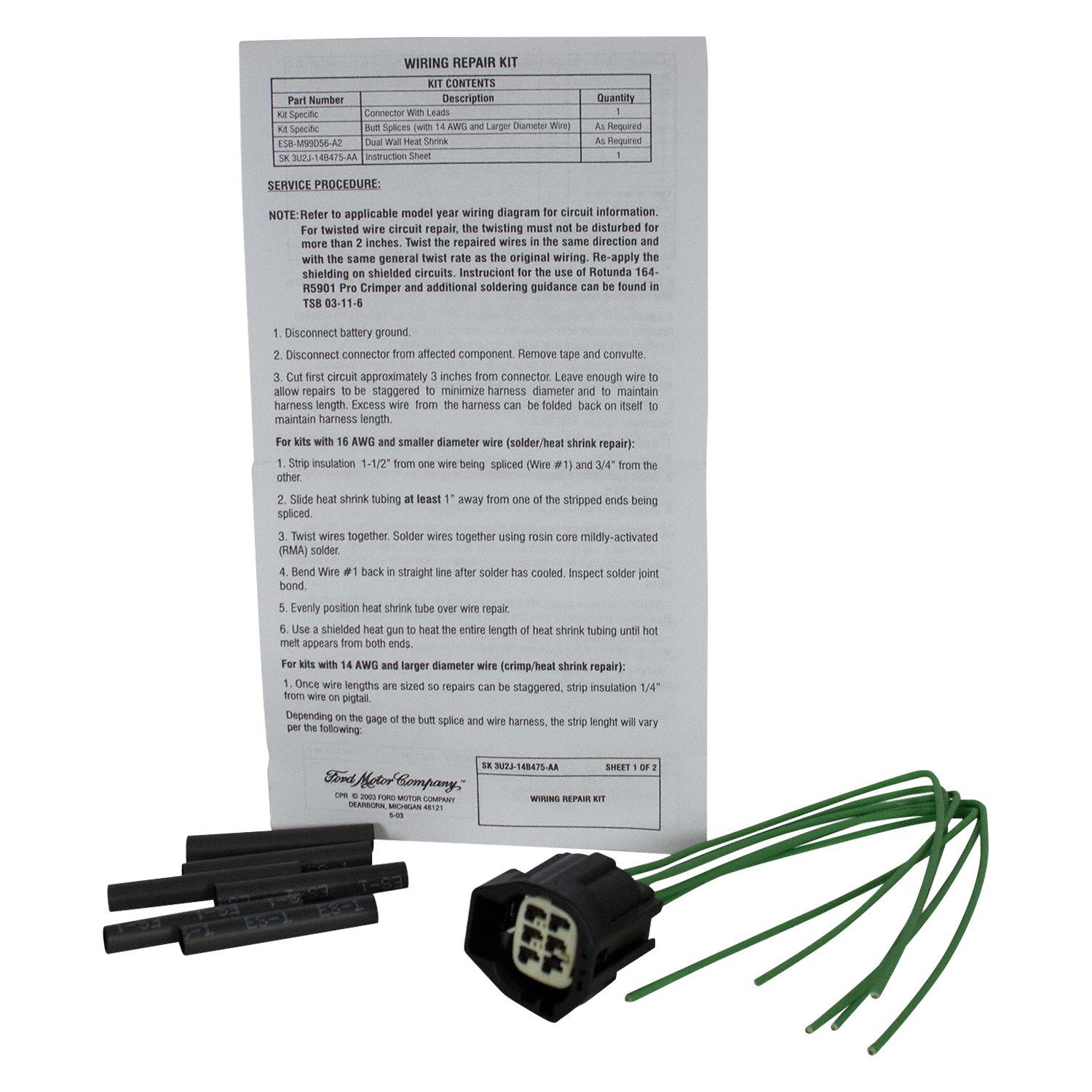 Motorcraft® WPT1327 Transfer Case Shift Motor Connector