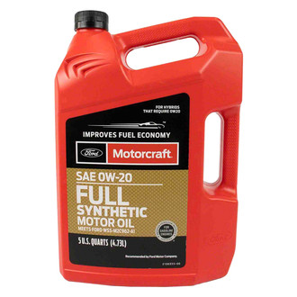 Motorcraft® - SAE 0W-20 Full Synthetic Motor Oil, 5 Quarts