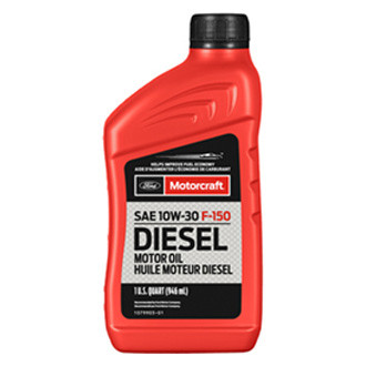Motorcraft® - SAE 10W-30 Synthetic Blend Diesel Motor Oil, 1 Quart