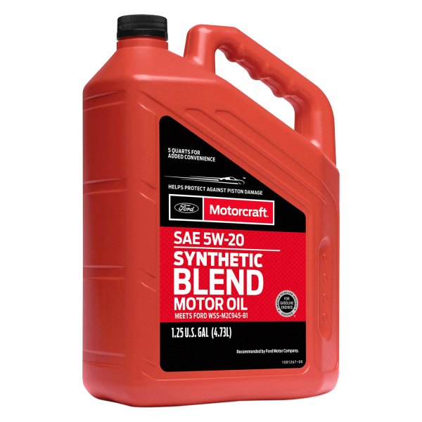 Motorcraft® - SAE 5W-20 Synthetic Blend Motor Oil, 1.25 Gallons