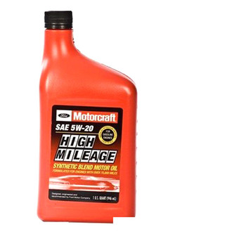 Motorcraft® - SAE 5W-20 Full Synthetic High Mileage Motor Oil, 1 Quart