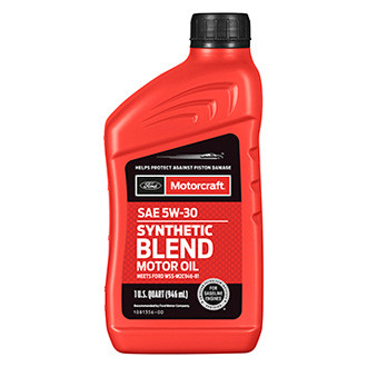 Motorcraft® - SAE 5W-30 Synthetic Blend Motor Oil, 1 Quart