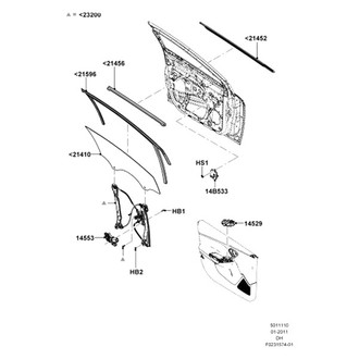 Motorcraft® - Front Passenger Side Window Regulator and Motor Assembly