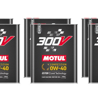 Motul USA® - 300V Competition Racing SAE 0W-40 Full Synthetic Motor Oil, 2 Liters (2.11 Quarts)