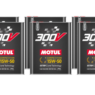 Motul USA® - 300V Competition Racing SAE 15W-50 Full Synthetic Motor Oil, 2 Liters (2.11 Quarts)