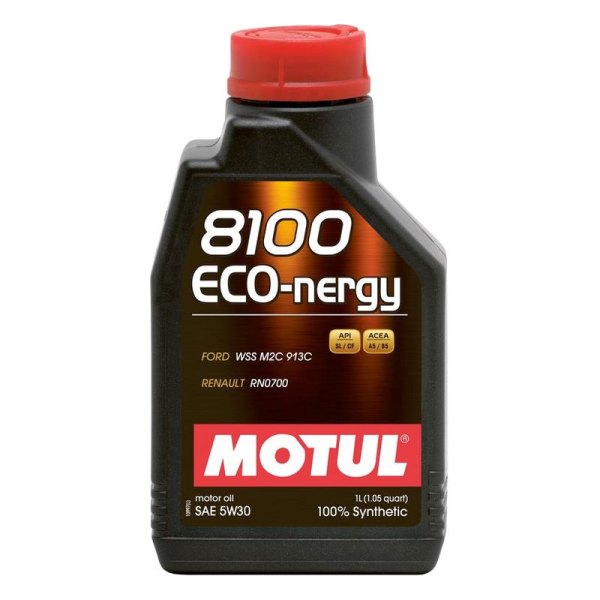 Motul USA® - 8100 Eco-Nergy™ SAE 5W-30 Full Synthetic Motor Oil, 1 Liter (1.06 Quarts)